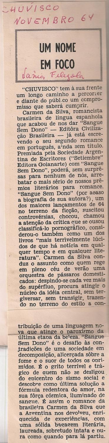 Novembro de 1964 - Chuvisco