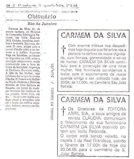 Obiturio Jornal do Brasil