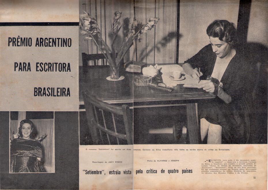 1971. Prmio argentino para escritora brasileira