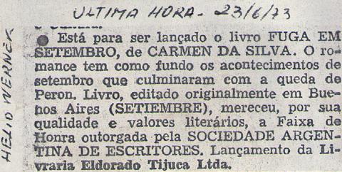 23 de Junho de 1973 - ltima Hora.