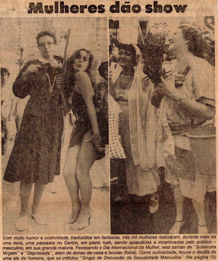 1982. Mulheres do show.