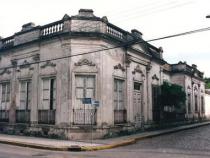 Casa onde provavelmente nasceu e onde viveu Carmen da Silva e sua famlia, no centro de Rio Grande, na rua Pinto Lima, n. 51.