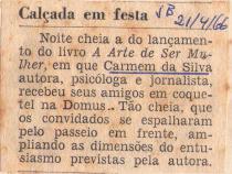 21 de Abril de 1966. Calçada em festa.