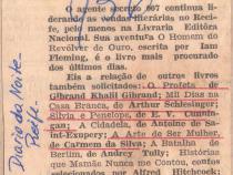 05 de Maio de 1966 - Diário da Noite. Domínio do 007.