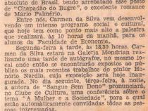 27 de Maio de 1966. Carmen da Silva em Porto Alegre.