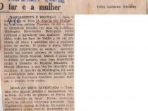03 de Maio de 1966 - Diário de Minas. O lar e a mulher.