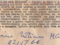 22 de Maio de 1966 - Diário de Notícias. A arte de ser mulher.