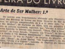 Junho de 1966. Arte de Ser Mulher: 1º.