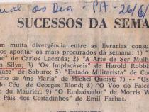 26 de Junho de 1966 - Jornal do Dia. Sucessos da semana.