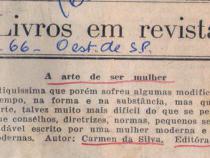 08 de Julho de 1966 - O Estado de São Paulo. Livros em revista.