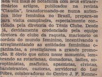 18 de Setembro de 1969 - Dirio do Povo. A fabulosa Carmen da Silva.