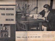 1971. Prmio argentino para escritora brasileira