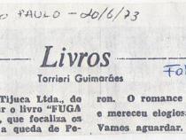 20 de Junho de 1973 - Folha de So Paulo.