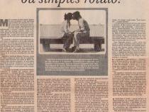11 de Junho de 1978 - O Globo. Namoro: Instituio slida ou simples rtulo?