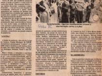 1982 - O Globo. Passeata festiva para trnsito e comrcio no Rio.