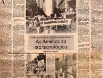 12 de Maro de 1983 - Rio. As Amlias da era tecnolgica.