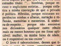 Junho de 1984 - Cludia. Reflexes e confisses de Carmen da Silva.