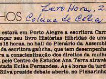 28 de Junho de 1984 - Zero Hora. Retalhos.