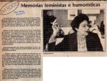 30 de Junho de 1984 - Zero Hora. Memrias feministas e humorsticas.