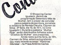 12 de Setembro de 1984 - A Tarde. Convite.