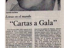 05 de Maio de 1985 - La Nacin. Cartas a Gala.