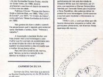 Maio de 1985 - Associao Liberdade Mulher. Homenagens.