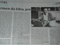 08 de Maro de 2019 - Jornal Agora. Carmen da Silva, PRESENTE!